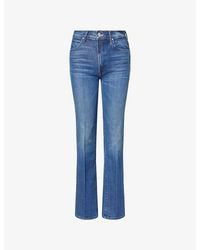 Mother - The Kick It Straight-Leg Stretch-Denim Blend Jeans - Lyst