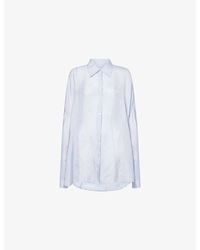 Dries Van Noten - Striped Long-Sleeves Woven Shirt - Lyst
