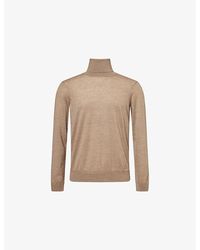 dunhill - Regular-Fit Rollneck Cashmere-Knit Jumper - Lyst