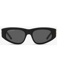 Balenciaga - Bb0095s Cat-eye Frame Acetate Sunglasses - Lyst