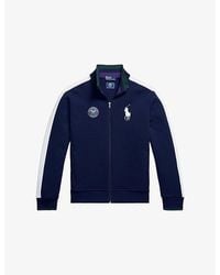 Polo Ralph Lauren - X Wimbledon Logo-Patch Cotton-Blend Track Jacket - Lyst