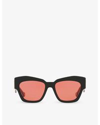 Gucci - Gc002123 gg1422s Cat-eye-frame Acetate Sunglasses - Lyst