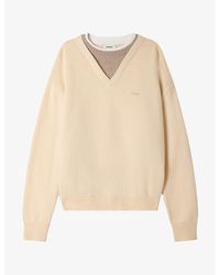 Sandro - Two-In-One Wool And Cashmere-Blend Jumper - Lyst
