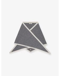 Sandro - Two-Tone Wool And Cashmere Triangle Scarf - Lyst