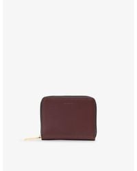 AllSaints - Lena Zipped Leather Wallet - Lyst