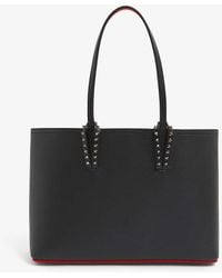 Christian Louboutin - Cabata Small Stud-embellished Leather Tote Bag - Lyst