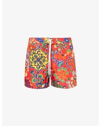 Polo Ralph Lauren - Graphic-print Swim Shorts - Lyst