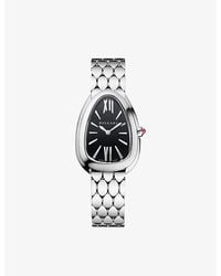 BVLGARI - Serpenti Seduttori Stainless-Steel Quartz Watch - Lyst