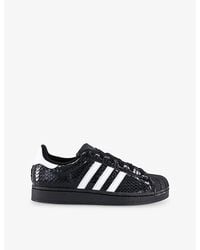 adidas - Superstar Ii Patent-Leather Trainers - Lyst