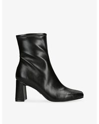 Steve Madden - Hurst Faux-Leather Heeled Boots - Lyst