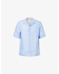 Paul Smith - Short-Sleeve Linen Shirt - Lyst