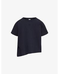 Loewe - Asymmetric Anagram T-Shirt - Lyst