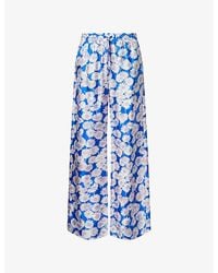 Stella McCartney - Daisy Print Pj Silk Trousers - Lyst