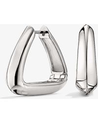 MEJURI - Patra Sterling-silver Large Hoop Earrings - Lyst