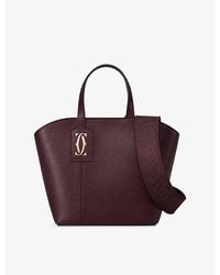 Cartier - C De Mini Leather Tote Bag - Lyst