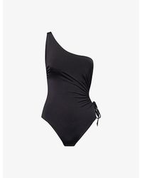 Max Mara - Canarie Asymmetric Swimsuit - Lyst