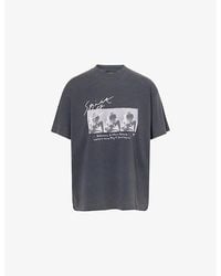 Anine Bing - Ashton Graphic-Print Cotton-Jersey T-Shirt - Lyst