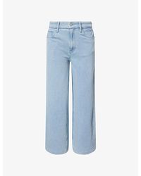 GOOD AMERICAN - Good Skate Jeanius Crop-Leg Cotton-Jersey Trousers - Lyst