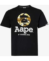 Aape - Moonface Camo-print Regular-fit Cotton-jersey T-shirt X - Lyst