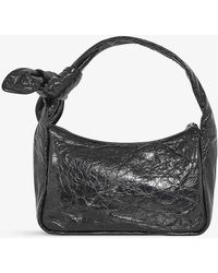 IRO - Noue Knot-embellished Patent-leather Hand Bag - Lyst