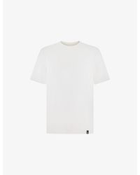 BOGGI - Branded Short-Sleeved Cotton-Blend T-Shirt - Lyst