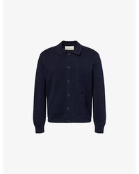 GANT - Milano Knit Cotton Cardigan - Lyst