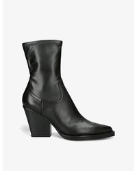 Dolce Vita - Boyde Leather Heeled Ankle Boots - Lyst