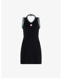 CASABLANCA - Hippie Tennis Velour Cotton-Blend Mini Dress - Lyst