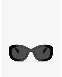 Prada - Pr A13s Butterfly-frame Acetate Sunglasses - Lyst