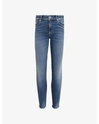 AllSaints - Miller Pushup Skinny-Leg High-Rise Cotton-Blend Stretch-Denim Jeans - Lyst