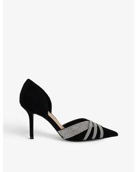 Dune - Cincinatti Diamante-embellished Heeled Court Shoes - Lyst