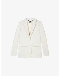 The Kooples - Notch-Lapel Regular-Fit Stretch-Woven Blazer - Lyst