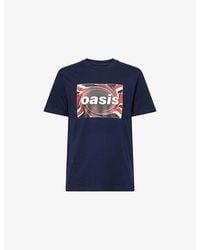 Oasis - Spiral Graphic-Print Relaxed-Fit Cotton T-Shirt - Lyst