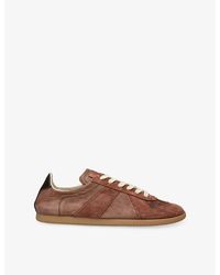 Maison Margiela - Replica Low Pro Suede Trainers - Lyst
