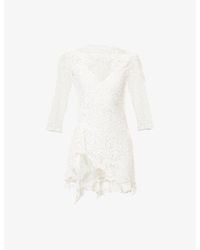 Isabel Marant - Rubiana Lace Cotton-Blend Mini Dress - Lyst