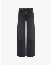 Agolde - Harper Straight-Leg Stretch-Denim Jeans - Lyst