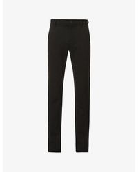 PAIGE - Stafford Slim-fit Tapered-leg Stretch-woven Trousers - Lyst