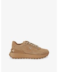 KG by Kurt Geiger - Louisa 2 Faux-Leather Trainers - Lyst