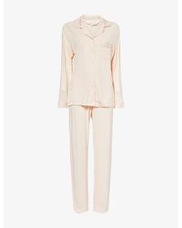 THE NAP CO - Relaxed-Fit Stretch-Jersey Pyjama Set - Lyst