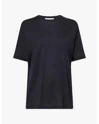 Frankie Shop - Harper Relaxed Cotton-Jersey T-Shirt - Lyst