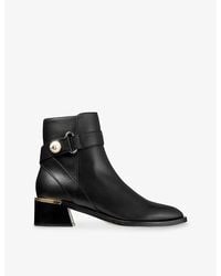 Jimmy Choo - Noor 45 Smooth Leather Ankle Boots - Lyst
