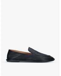 The Row - Canal Slip-On Leather Loafers - Lyst