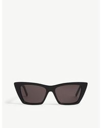 Saint Laurent - Mica Cat-eye Frame Acetate Sunglasses - Lyst