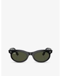 Ray-Ban - Rb2242 Wayfarer Oval-frame Propionate Sunglasses - Lyst