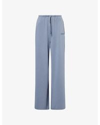 GYMSHARK - Waffle Wide-Leg Stretch-Woven Trousers - Lyst