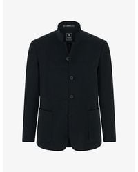 BOGGI - Diagonal Regular-Fit Stretch Wool-Blend Blazer - Lyst