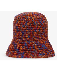 Stussy Giza Knitted Bucket Hat in Green for Men | Lyst