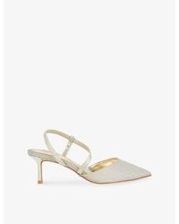 Dune - Charming Woven Sling-Back Courts - Lyst