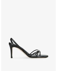 Christopher Esber - Giro Leather Heeled Slingback Sandals - Lyst
