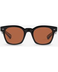Oliver Peoples - Ov5498su Merceaux Rectangle-frame Acetate Sunglasses - Lyst